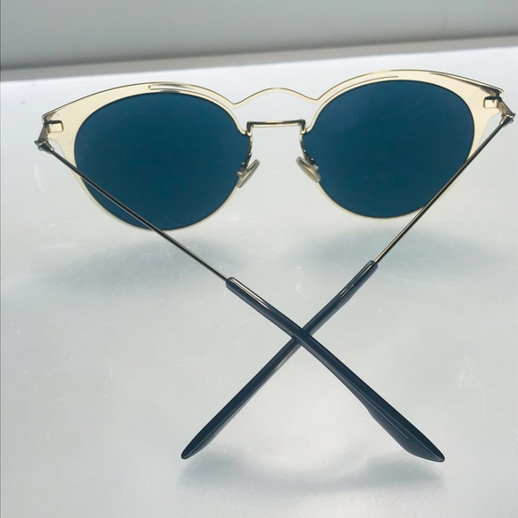 Dior Blue Ship Same Day Gold Nebula 000a9 Sunglasses - Picture 8 of 15